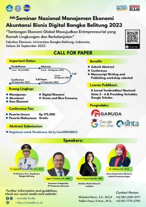 $The 6th National Seminar on Management, Economics, Accounting and Digital Business